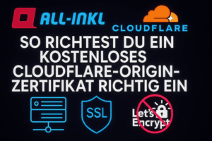 Cloudflare Allinkl SSL Origin Zertifikat, Lets Encrypt